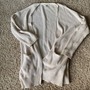NWOT Cream Cardigan Sweater